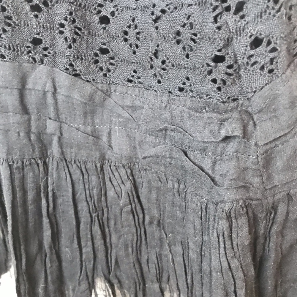 NWT Free People black Shailee dress XL - Picture 12 of 13